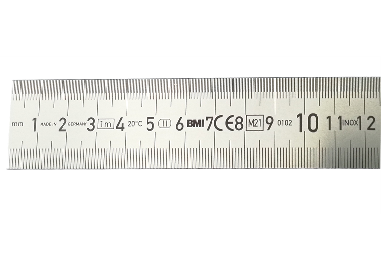 Liniał stalowy półsztywny 2000mm nierdzewny BMI 16-203-31