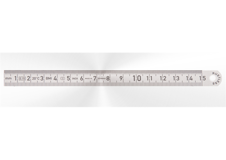 Linijka stalowa 150mm nierdzewna BMI 16-203-32