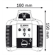 Laser obrotowy GRL 300 HV set Prof (LR1 + RC1) Bosch 0601061501