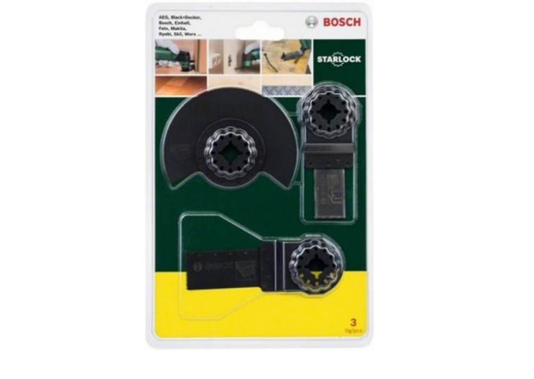 Zestaw osprzętu do drewna do narzędzi wielofunkcyjnych (3szt) Bosch 2607017323