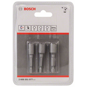 3-częściowe opakowanie kluczy nasadowych Bosch 2608551077