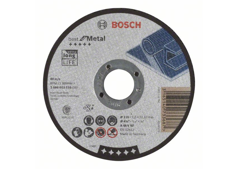 Tarcza tnąca prosta Best for Metal Bosch 2608603516
