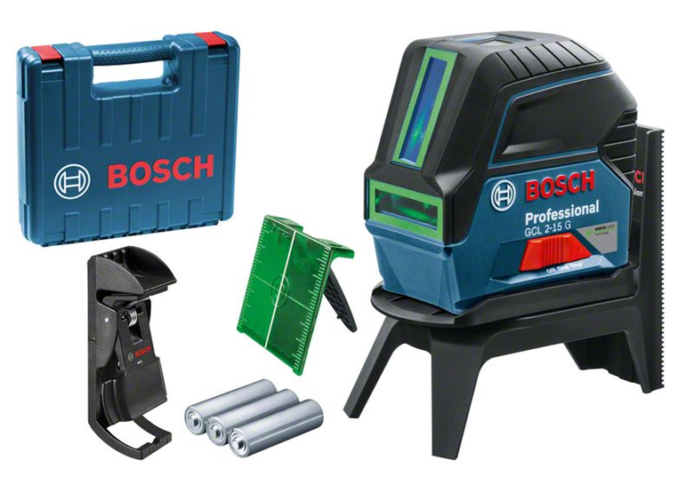 Laser krzyżowo-punktowy Bosch GCL 2-15 G Prof + RM1