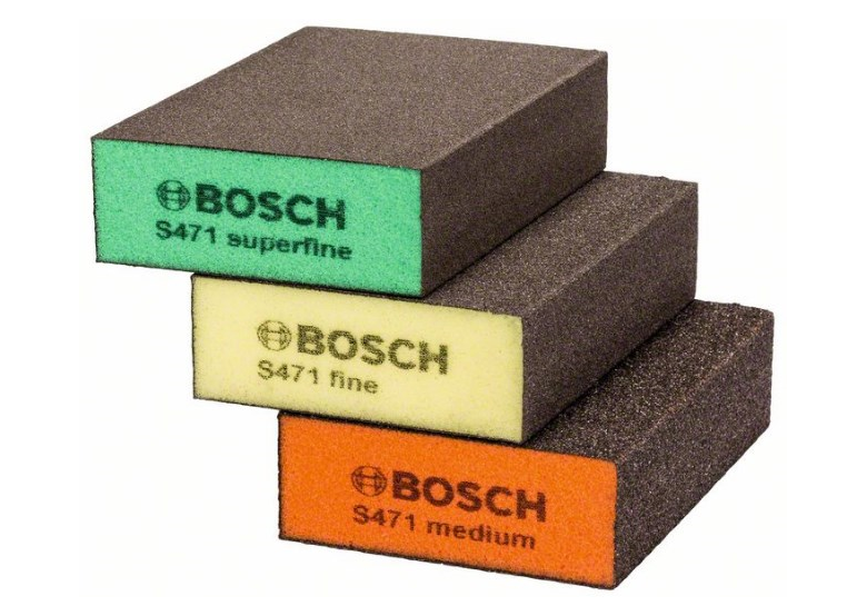 3-częściowy zestaw gąbek szlifierskich Bosch S471