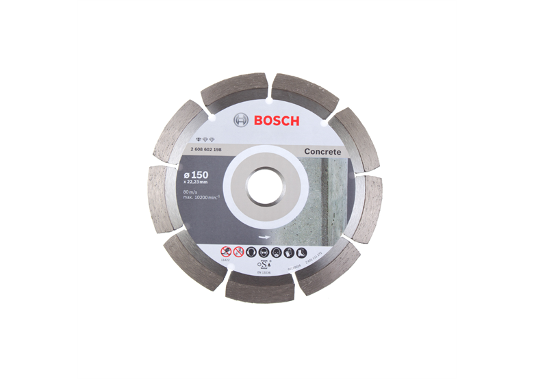 Diamentowa tarcza tnąca 150x22,23x2mm Bosch Standard for Concrete