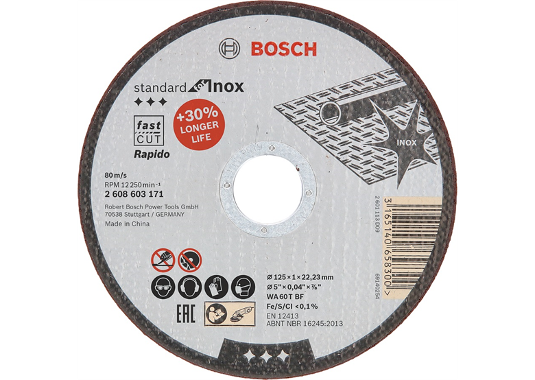 Tarcza tnąca prosta Bosch Standard for Inox Rapido