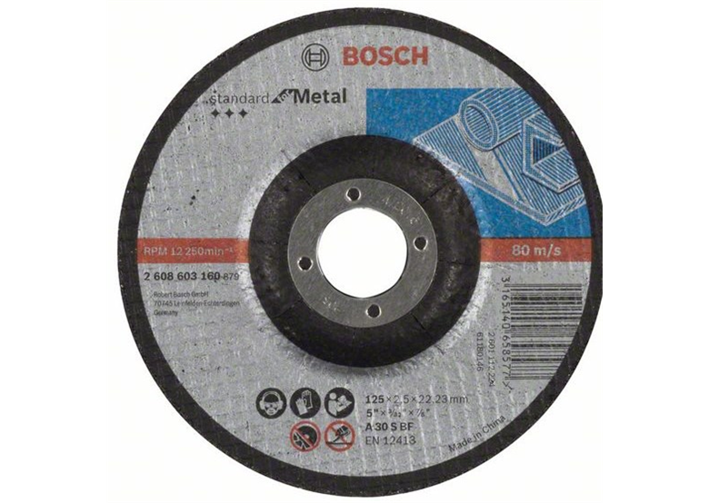 Tarcza tnąca wygięta do metalu Bosch Standard for Metal