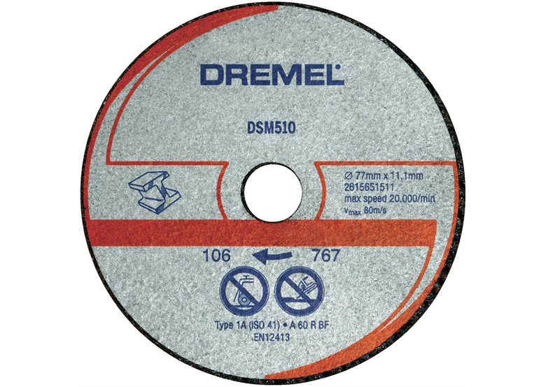 Tarcza tnąca wzmocniona 3szt. do metalu i plastiku do DSM20 - DSM510 Dremel DSM510