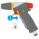 Zraszacz pistoletowy prosty 3-funkcyjny Jet Spray Ultramax Hozelock 2696