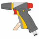Zraszacz pistoletowy prosty 3-funkcyjny Jet Spray Ultramax Hozelock 2696