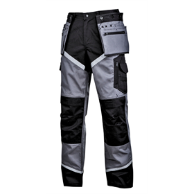 Spodnie czarno-szare z odblaskami XL Lahti Pro L4051604