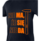 T-shirt z nadrukiem, MA SIĘ DA, rozmiar L Neo 81-642-L