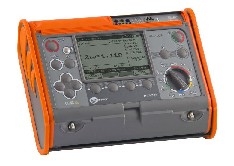 Miernik parametrów instalacji elektrycznej wielofunkcyjny Sonel MPI-520Start