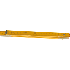 Miara składana drewniana 2m, żółta Top Tools 26C012