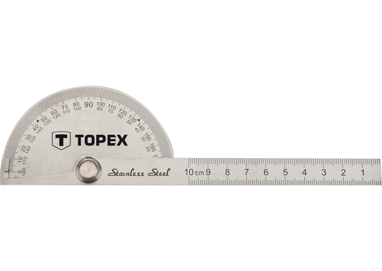 Kątomierz z linijką 100mm Topex 31C700