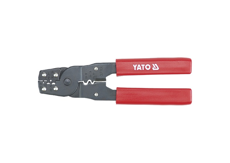 Szczypce do zaciskania konektorów 0,08 - 6 mm2 2 funkcje Yato YT-2256