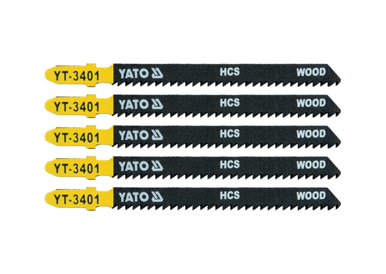 Brzeszczot do wyrzynarki drewno typ t 10tpi 5 sztuk Yato YT-3401