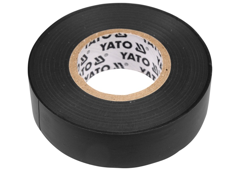 Taśma elektroizolacyjna 15 mm x 20 m czarna Yato YT-8159